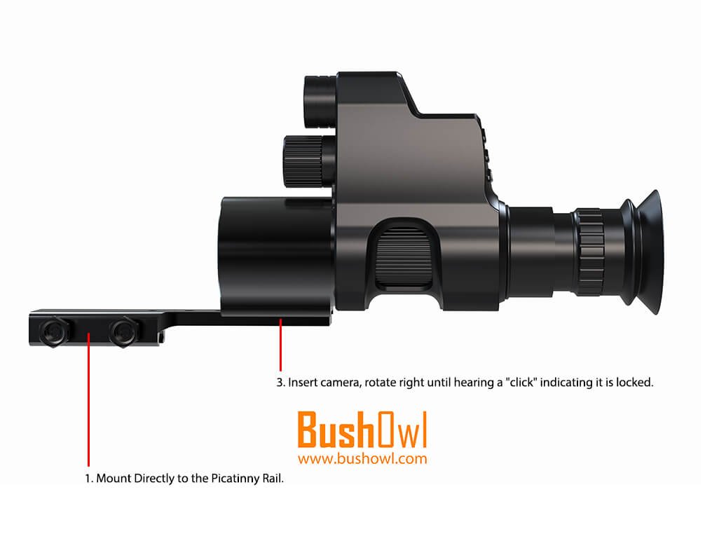 BushOwl BO-NV007 Starlight Night Vision Scope Installation