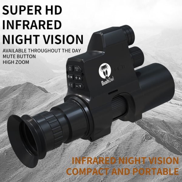 BushOwl NV007 Night Vision Scope Clip On Add on Attachment