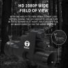 BushOwl NV007 Night Vision Scope Clip On Add on Attachment