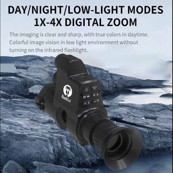 BushOwl NV007 Night Vision Scope Clip On Add on Attachment